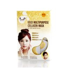 Коллагеновые маски-дольки для кожи вокруг глаз "4 в 1" от MOODS 10 пар / MOODS gold multipurpose collagen eye masks 6gx10pcs