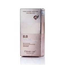 Улиточный осветляющий ВВ-крем CLEVER CAT 50 мл / CLEVER CAT snail whitening BB cream 50ml