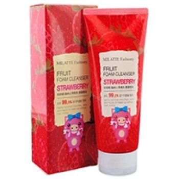 Пенка для умывания с экстрактом Клубники Milatte Fashiony Fruit Foam Cleanser Strawberry 150 мл