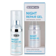 Ночной восстанавливающий гель для лица Dr Somchai 20 мл / Dr Somchai Night Repair Gel 20 ml