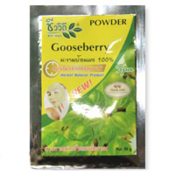 Сухая Маска для лица с крыжовником 100% натуральный продукт 20 гр / Bio Way Gooseberry powder 20gr