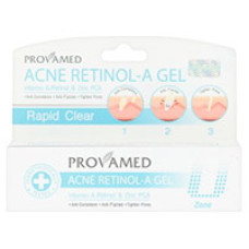 Точечный гель против прыщей Rapid Clear Acne с цинком и ретинолом от Provamed 10 гр / Provamed Rapid Clear Acne Retinol-A Gel 10g