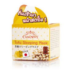 Ночная несмываемая маска для лица с тофу от Casanovy 10 мл / Casanovy Tofu sleeping mask 10 ml