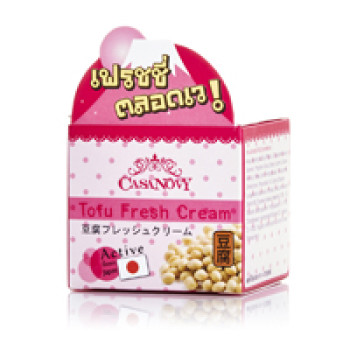 Питательный увлажняющий фрэш-крем для лица с тофу от Casanovy 10 мл / Casanovy Tofu Fresh Cream 10ml