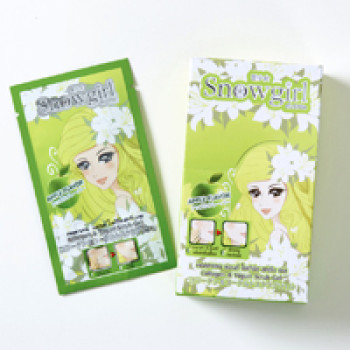 Скраб-гель для лица с йогуртом и коллагеном Snowgirl 10 гр/Snowgirl yoghurt collagen scrub 10 gr