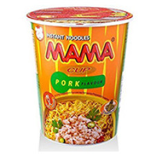 Лапша быстрого приготовления со вкусом свинины от MAMA в стаканчике 42 гр / MAMA Noodles Cup Pork Flavor 42 gr