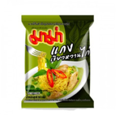 Лапша быстрого приготовления со вкусом курицы и зеленого карри 55 грамм /MАМА Noodles Chiсken Green Curry Flavor 55 gr