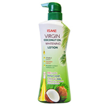 Осветляющий питательный лосьон для тела с кокосовым маслом ISME 400 мл / ISME Virgin coconut oil whitening lotion 400 ml