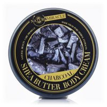 Детокс-скраб для тела с углем бамбука и маслом ши Nature Miracle 250 ml / Nature Miracle Shea Butter Body Scrub Charcoal 250 ml