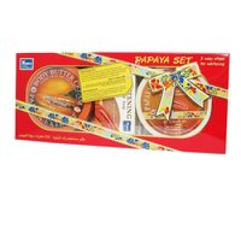 Подарочный набор из трех средств с папайей Yoko 540 грамм / YOKO PAPAYA PRODUCTS SET 540g