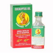 Масло эвкалипта двойной очистки от Kangaroo Brand 8,5гр / Kangaroo Brand Double Distilled Eucalyptus Oil 8,5 ml