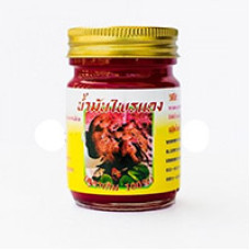 Красный тайский бальзам с галангалом Pai Dang 100 мл / Pai Dang Red thai galangal balm 100ml