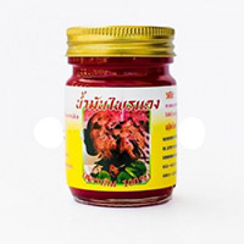 Красный тайский бальзам с галангалом Pai Dang 100 мл / Pai Dang Red thai galangal balm 100ml