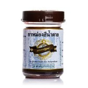 Коричневый бальзам Tra Aekprathom Kongka 50 ml/ BROWN balm TRA AEKPRATHOM KONGKA 50 ml/