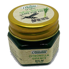 Зеленый бальзам против укусов насекомых с цитронеллой Green Herb 20 гр / Green herb Citronella Essence Green Balm 20 g