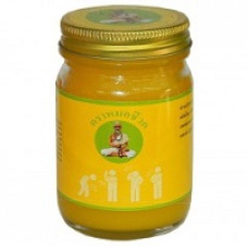 Тайский Желтый бальзам для массажа 100 мл/Yellow balm with people 100 ml/