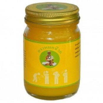 Тайский Желтый бальзам для массажа 100 мл/Yellow balm with people 100 ml/