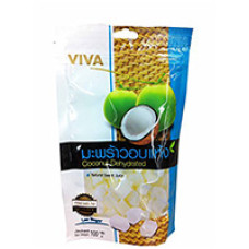 Кокосовые цукаты VIVA 100 гр / VIVA coconut dehydrated 100 g