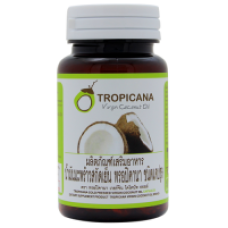 Кокосовое масло в капсулах Тропикана 60 капсул / Tropicana Cold Pressed Virgin Coconut Oil capsules 60 capsules