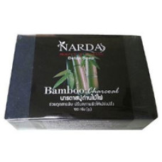 Детокс-мыло с бамбуковым углем от акне Narda 100 гр / Narda Bamboo Charcoal Soap Natural Acne Detox Deep Cleansing Treatment 100g