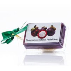 Мыло с мангостином, карамболой и маслом кокоса от Pumedin 50 гр / Pumedin mangosteen natural soap 50g