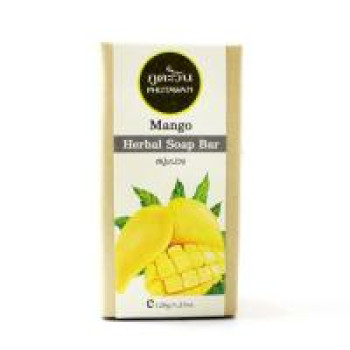 Травяное мыло с экстрактом Манго от PHUTAWAN Mango herbal soap bar 120 гр