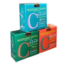 Набор из трех сортов мыла с витамином C «Мадам Хенг» (Таиланд) 3*150 гр / Madame Heng Vitamin C soap 3 ps *150 g