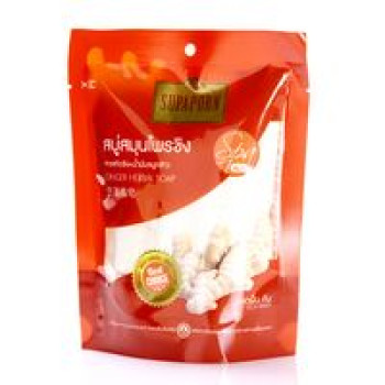 Спа-мыло имбирное Supaporn в мешочке 70 гр / Supaporn ginger soap 70g