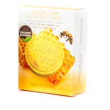 Мыло с медом и маточным молочком Crystal Soap от Maithong 70 гр / Maithong Royal Jelly Honey Crystal Soap 70 g