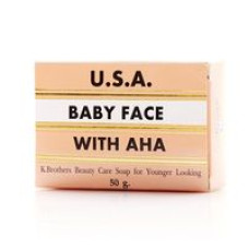 Омолаживающее мыло Baby Face от K.Brothers 50 Гр / K.Brothers Baby Face Soap with AHA 50g