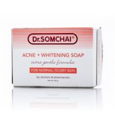 Нежное мыло против акне для сухой кожи Dr Somchai 80 гр / Dr Somchai Acne & Cleansing Cream Soap for Normal to Dry Skin 80 gr