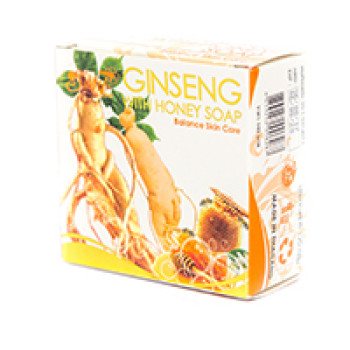 Мыло с женьшенем, медом и молоком от Soft7 120 гр / Soft7 ginseng honey soap 120 g