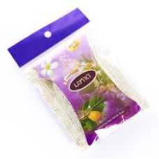 Спа-мыло в мочалке "Махаад" от Panatip 75 гр / Panatip Lakoocha Spa Herb Soap with Loofah Bag 75 G