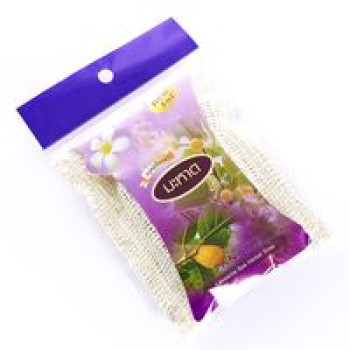 Спа-мыло в мочалке "Махаад" от Panatip 75 гр / Panatip Lakoocha Spa Herb Soap with Loofah Bag 75 G