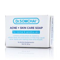 Мыло для чувствительной кожи против акне Dr Somchai 80 гр /Dr Somchai ACNE & Skin Care Soap for Sensitive Skin 80 gr