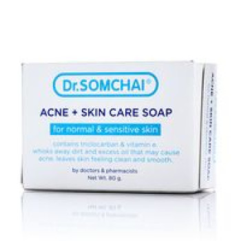 Мыло для чувствительной кожи против акне Dr Somchai 80 гр /Dr Somchai ACNE & Skin Care Soap for Sensitive Skin 80 gr