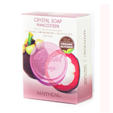 Мягкое органическое мыло с мангостином Crystal Soap от Maithong 70 гр / Maithong Mangosteen Crystal Soap Wt 70 g