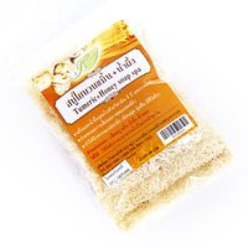 Спа-мыло Куркума-мёд в натуральной люффе 85 гр / Turmeric-Honey spa soap 85 gr