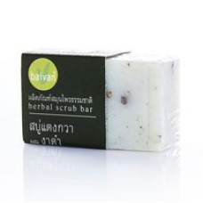 Мыло-скраб «Огурец и кунжут» Baivan 40 гр / Baivan herbal scrub soap cucumber&sesame 40 gr