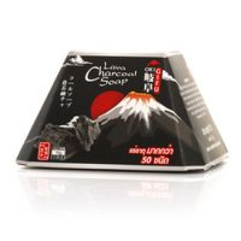 Угольное детокс-мыло Lava Charcoal от GIFU 70 гр / GIFU Lava Charcoal Soap 70 g