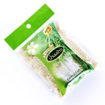 Спа-мыло в мочалке "Рисовое молочко" от Panatip 75 гр / Panatip rice milk Spa Herb Soap with Loofah Bag 75 G