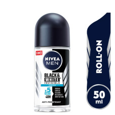 Шариковый дезодорант Men Black and White Invisible Roll-On для мужчин 50 мл. / Nivea Men /Black and White Invisible Roll-On Deodorant for Men 50 ml./Nivea