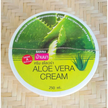 Крем для лица и тела Banna с Алоэ Вера, Banna Aloe Vera Cream, 250 мл